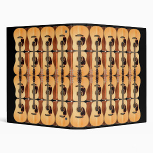 Acoustic Guitar Collage Binder