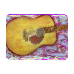 Acoustic Guitar Colours Magnet
