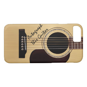 Acoustic Guitar Custom Autograph Case-Mate iPhone Case