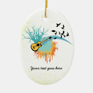 Acoustic guitar custom ornaments