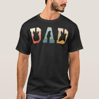 Acoustic Guitar Dad Guitarist Musical Instrument T-Shirt