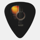 Acoustic Guitar Design Plectrum Version 4
