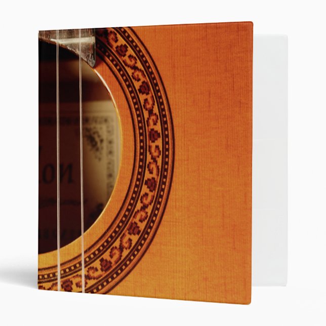 Acoustic Guitar Detail Binder (Front/Inside)