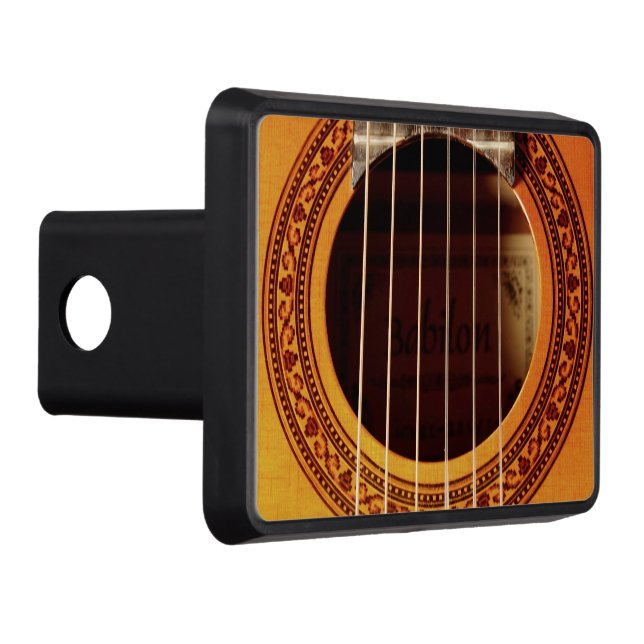 Acoustic Guitar Detail Trailer Hitch Cover (Right)