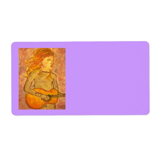 acoustic guitar drawing (Front)