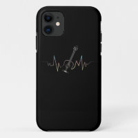 Acoustic Guitar Heartbeat design Cool Gift for