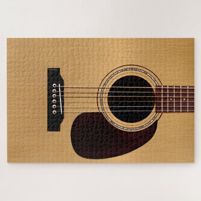 Acoustic Guitar Jigsaw Puzzle (Horizontal)