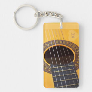 Acoustic Guitar Keychain