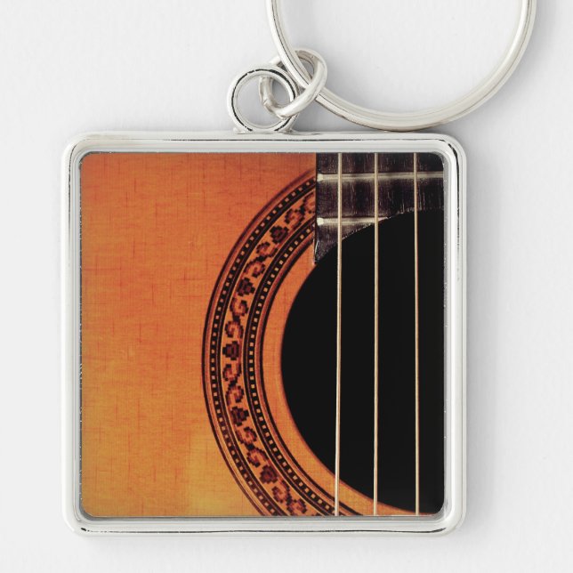 Acoustic Guitar Keychain (Front)