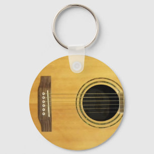 Acoustic Guitar Keychain