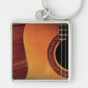 Acoustic Guitar Keychain