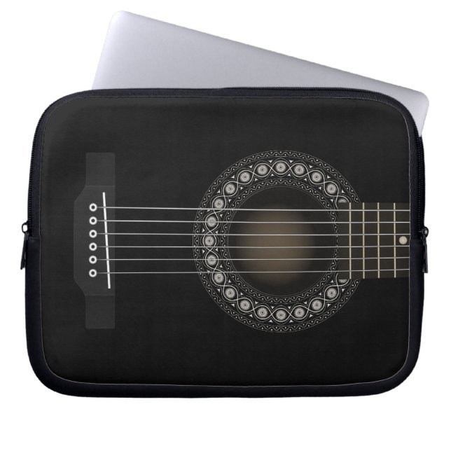 Acoustic Guitar Laptop Sleeve (Front)