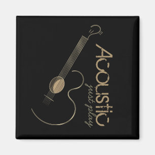 Acoustic Guitar Logo Magnets
