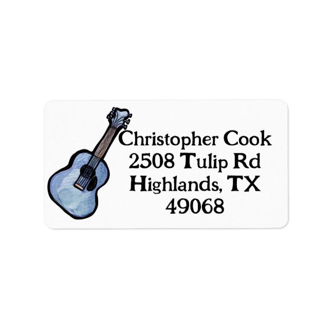 Acoustic Guitar Lovers  Label (Front)