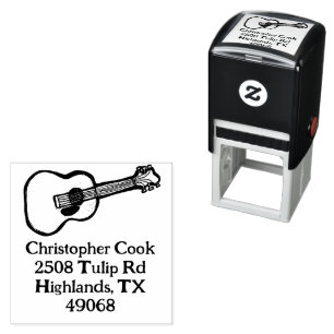 Acoustic Guitar Lovers Self-inking Stamp