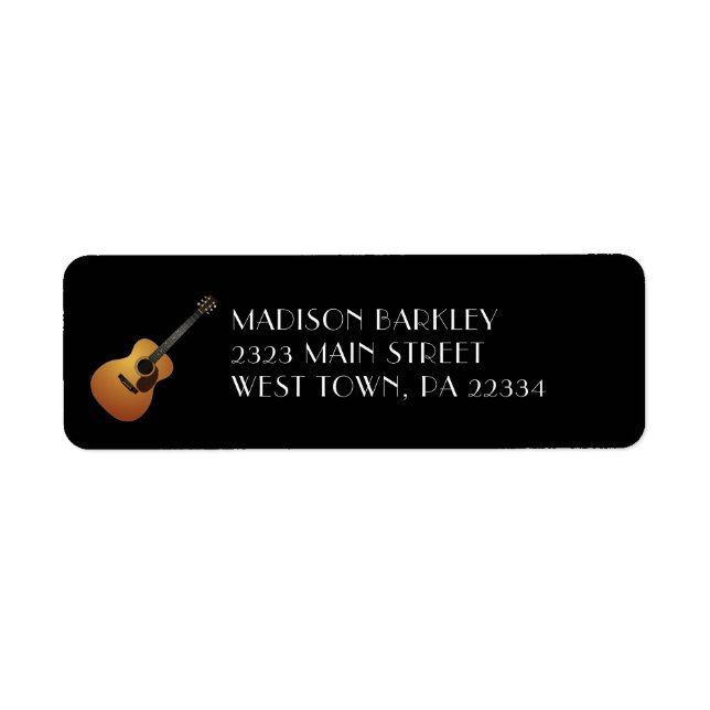 Acoustic Guitar Musician Music Teacher (Front)