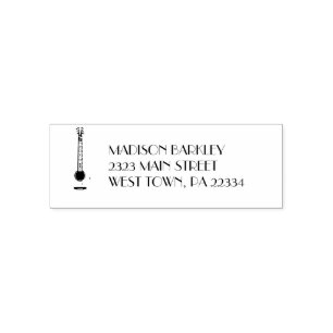 Acoustic Guitar Musician Music Teacher Self-inking Stamp