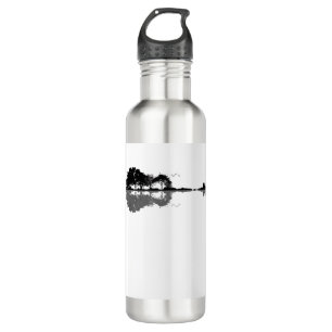 Acoustic Guitar Nature Est Music Bass Guitarist 710 Ml Water Bottle
