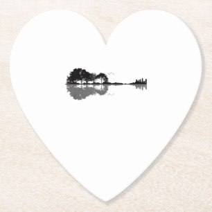 Acoustic Guitar Nature Est Music Bass Guitarist Paper Coaster
