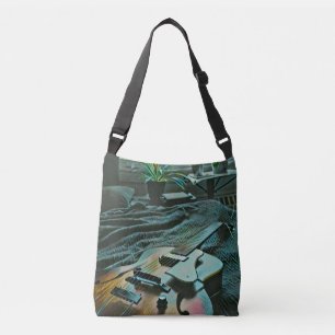 Acoustic guitar player crossbody bag