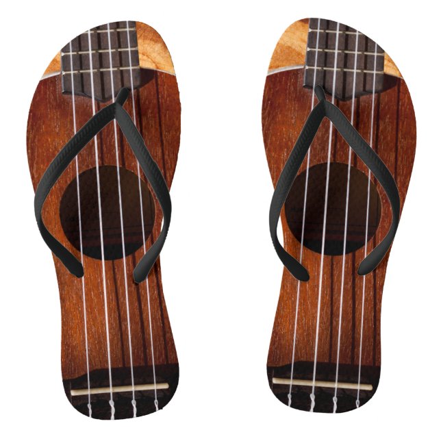 Acoustic Guitar Player Gift  Flip Flops (Footbed)