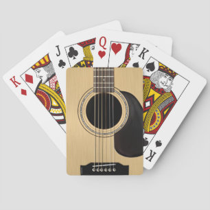 Acoustic Guitar Playing Cards