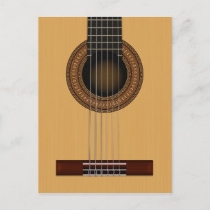 Acoustic Guitar Postcard