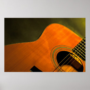 Acoustic guitar poster