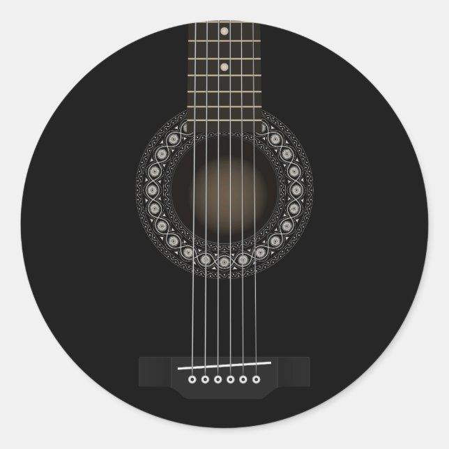 Acoustic Guitar Sticker (Front)