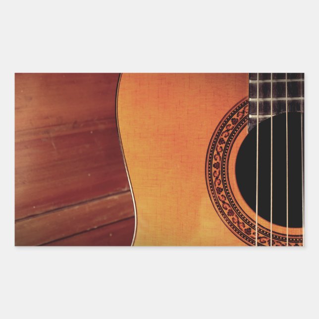 Acoustic Guitar Sticker (Front)