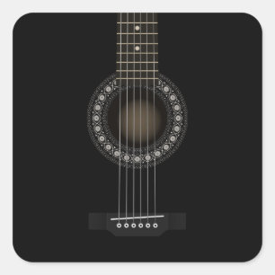 Acoustic Guitar Sticker