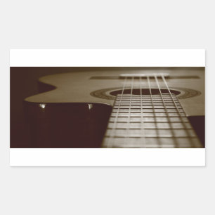 Acoustic Guitar Sticker