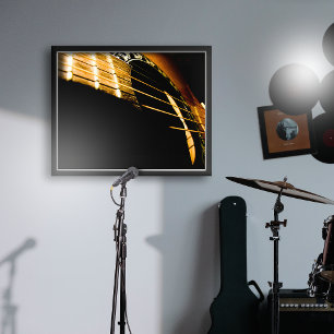 Acoustic Guitar Strings Poster