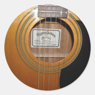 Acoustic Guitar Strings Sound Hole Classic Round Sticker