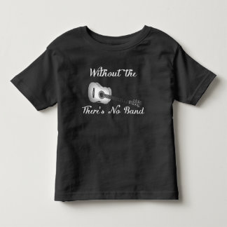 Acoustic Guitar Toddler Long Sleeve Dark Tee