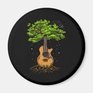 Acoustic Guitar Tree Of Life Magnet