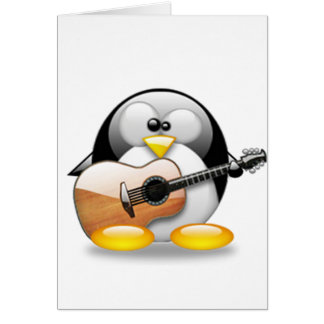Acoustic Guitar Tux (Linux Tux)