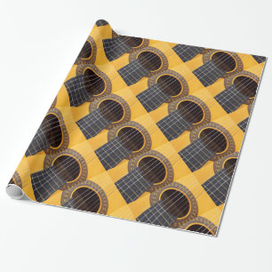 Acoustic Guitar Wrapping Paper