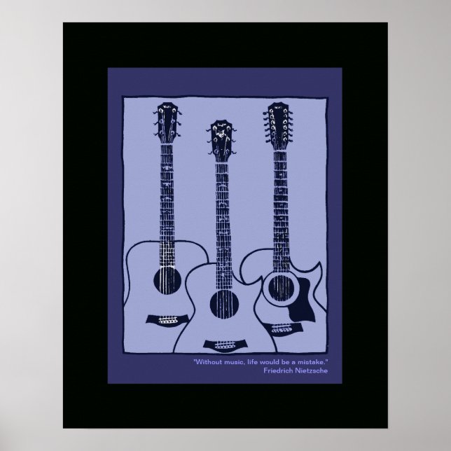 acoustic guitars decor (Front)