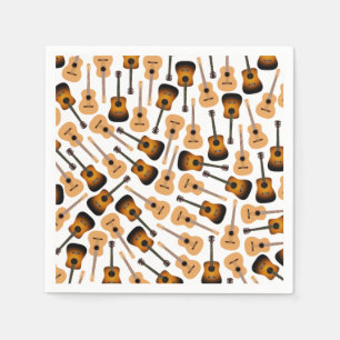 Acoustic Guitars Napkin