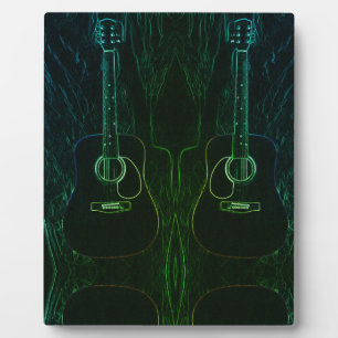 Acoustic guitars plaque
