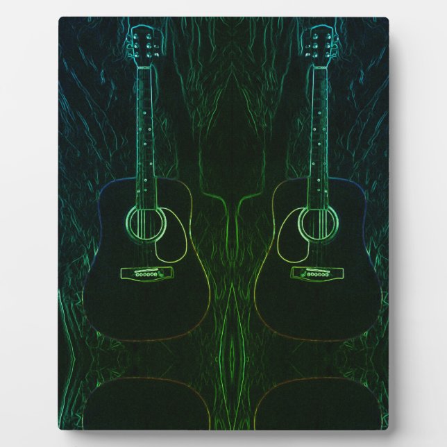 Acoustic guitars plaque (Front)