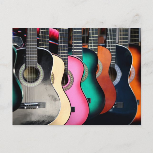 Acoustic Guitars Postcard (Front)