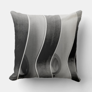 Acoustic guitars throw pillow