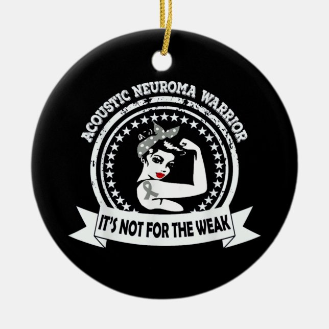 Acoustic Neuroma Unbreakable Ceramic Ornament (Front)