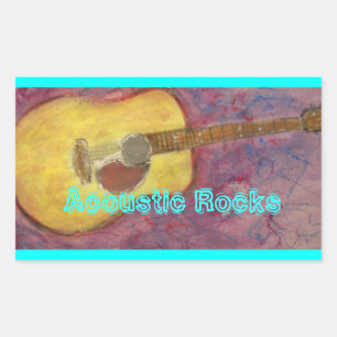Acoustic Rocks Sticker