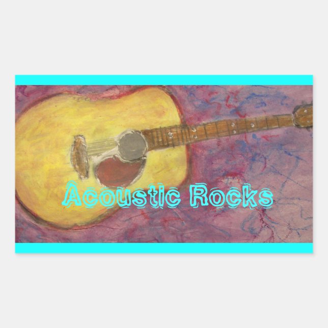 Acoustic Rocks Sticker (Front)