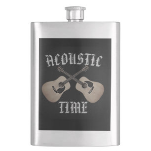 acoustic time  hip flask