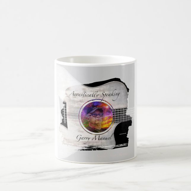 Acoustically Speaking by Garry Manuel -  Coffee Mu Mug (Center)