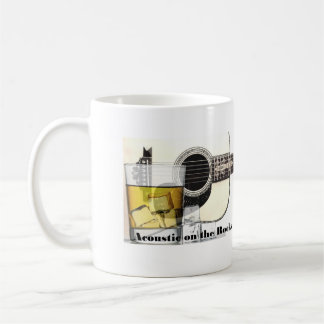 "Acoustique tasse de café sur roches" de base